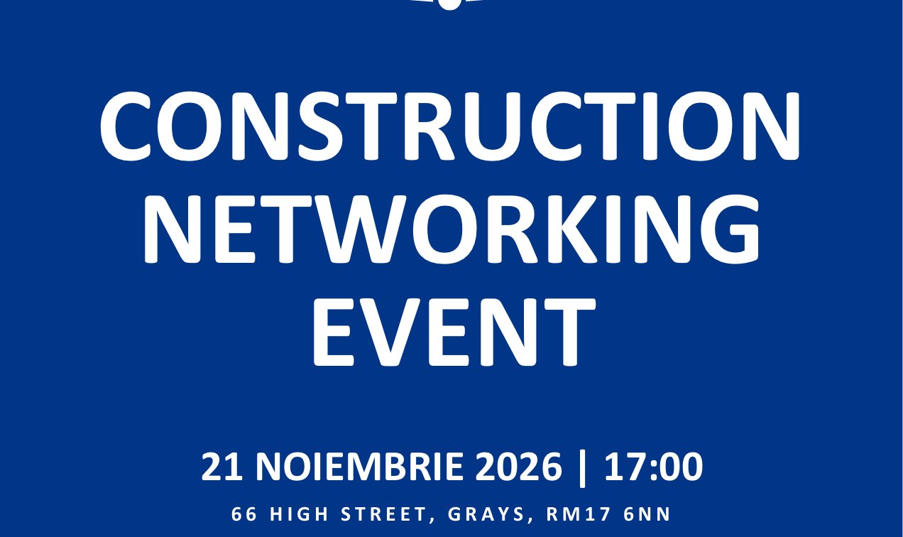 Construction Networking Event, 21 noiembrie 2026, 17:00, Grays