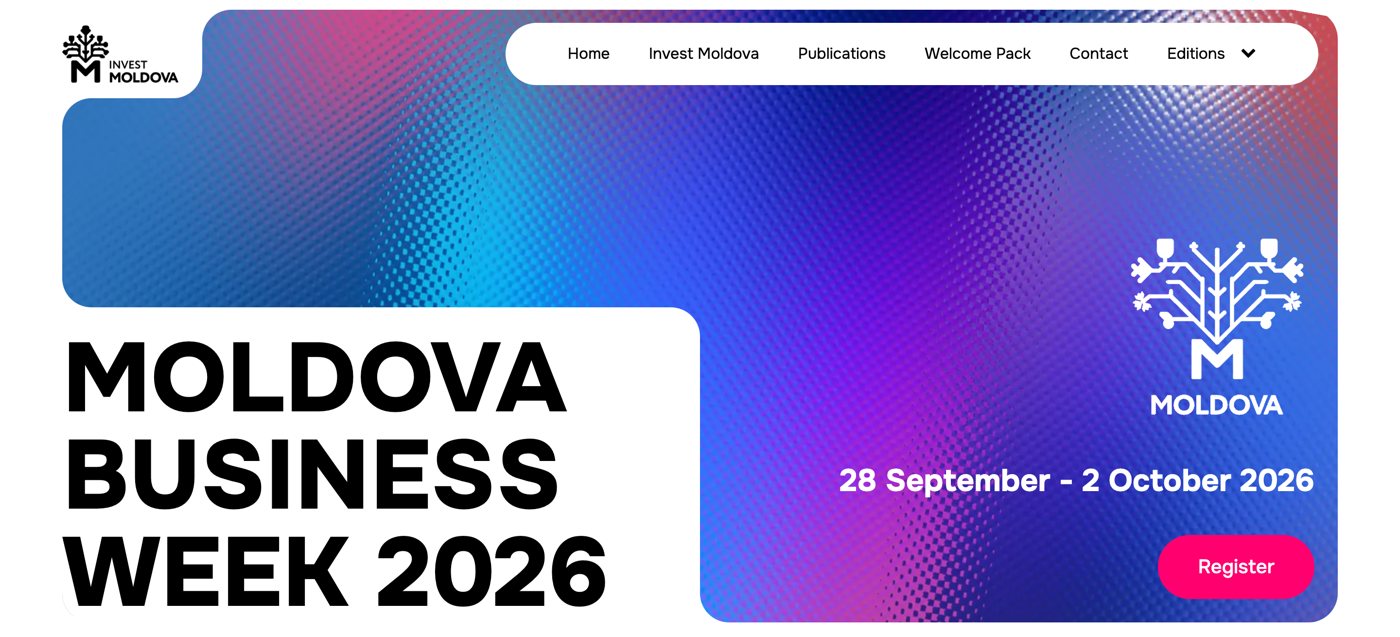 Moldova Business Week 2026, 28 septembrie – 2 octombrie